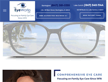 Tablet Screenshot of eyeworksltd.com